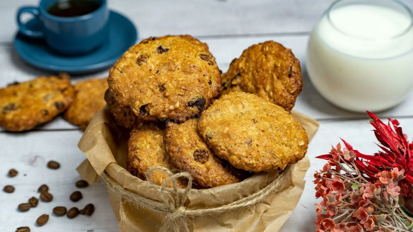 Ovesné sušenky s pouhými 4 ingrediencemi, s nízkým obsahem tuku: levný a zdravý recept