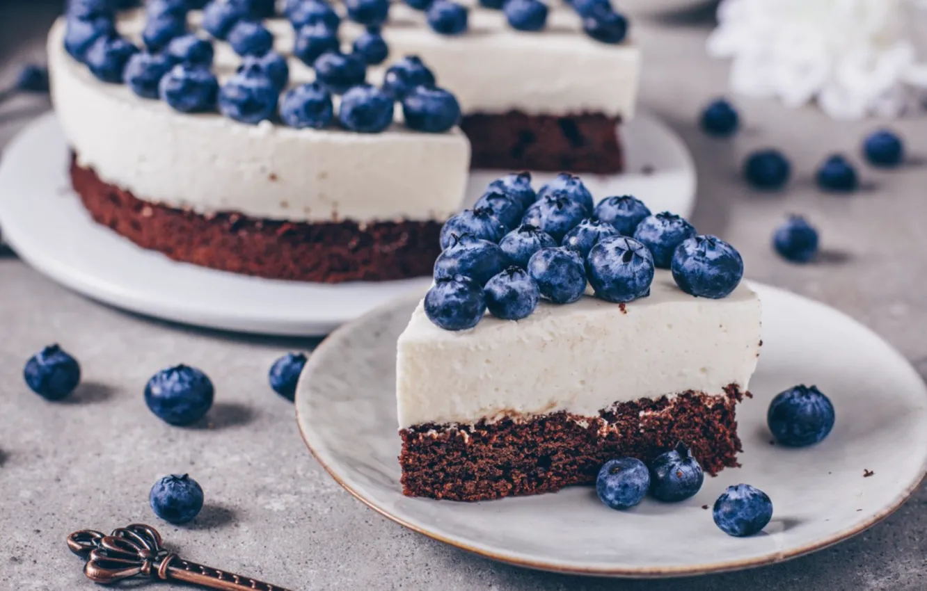 Tortu s borůvkami a mascarpone