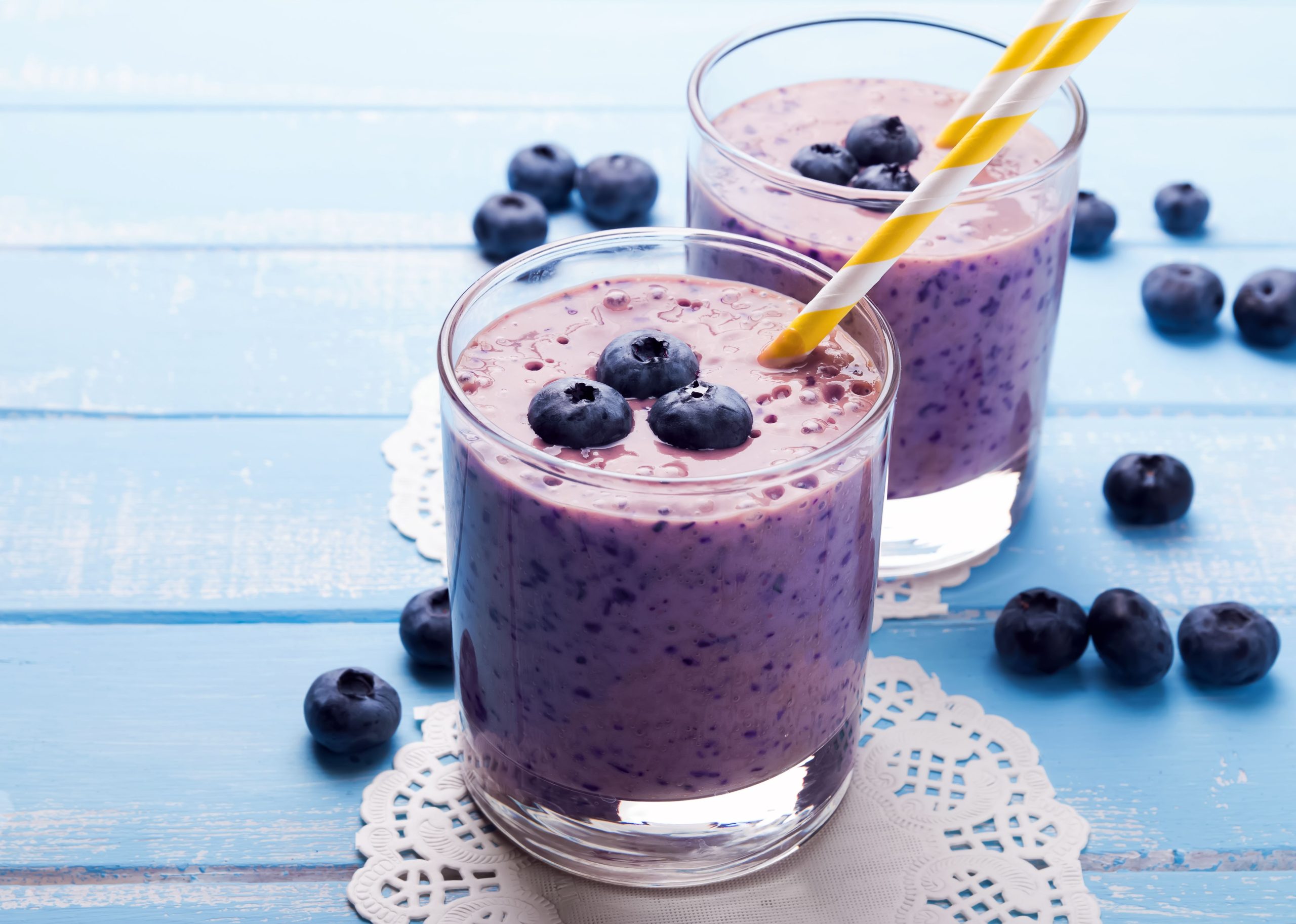 Borůvkový koktejl. Zdravý a jednoduchý recept