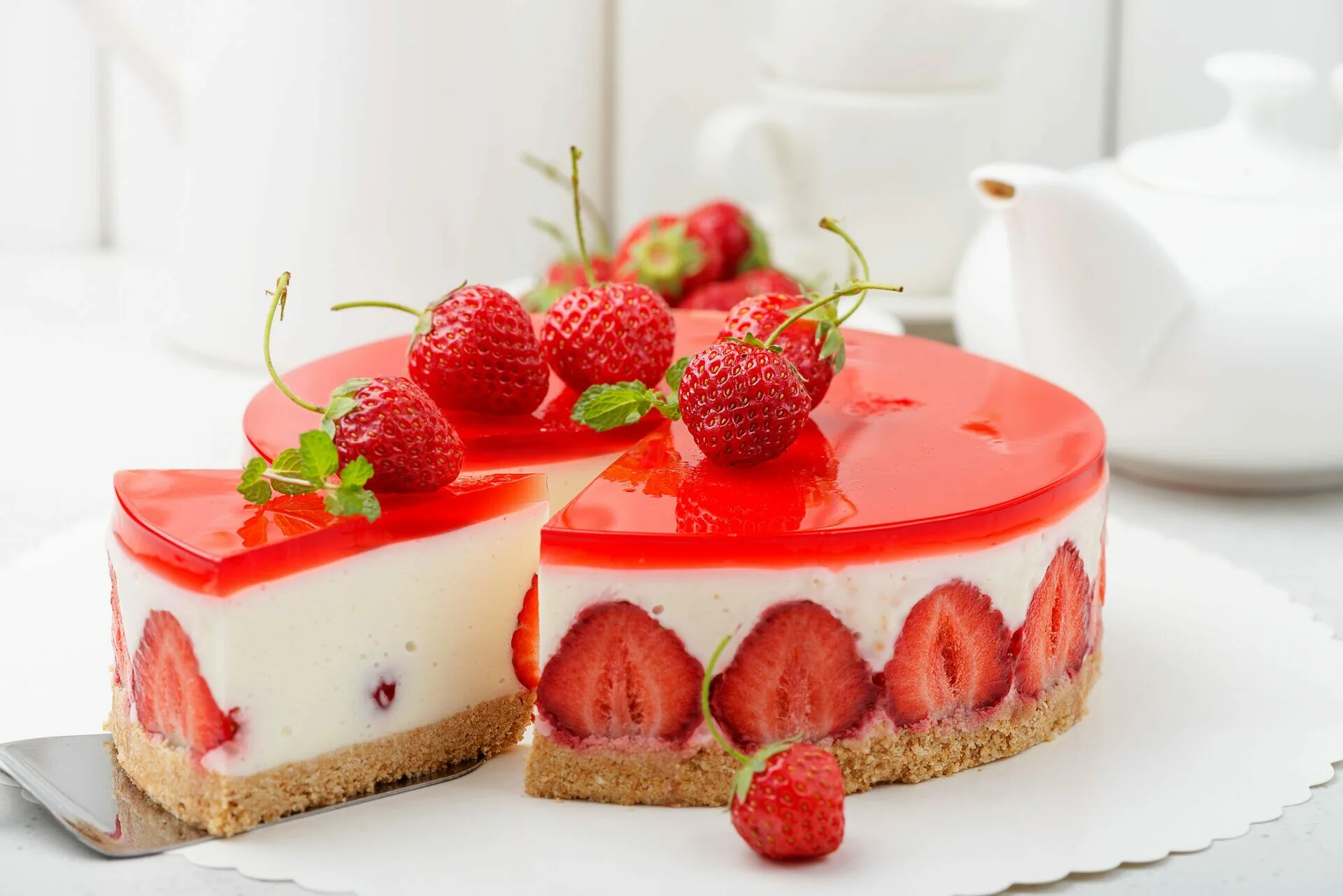 Studený cheesecake s mascarpone
