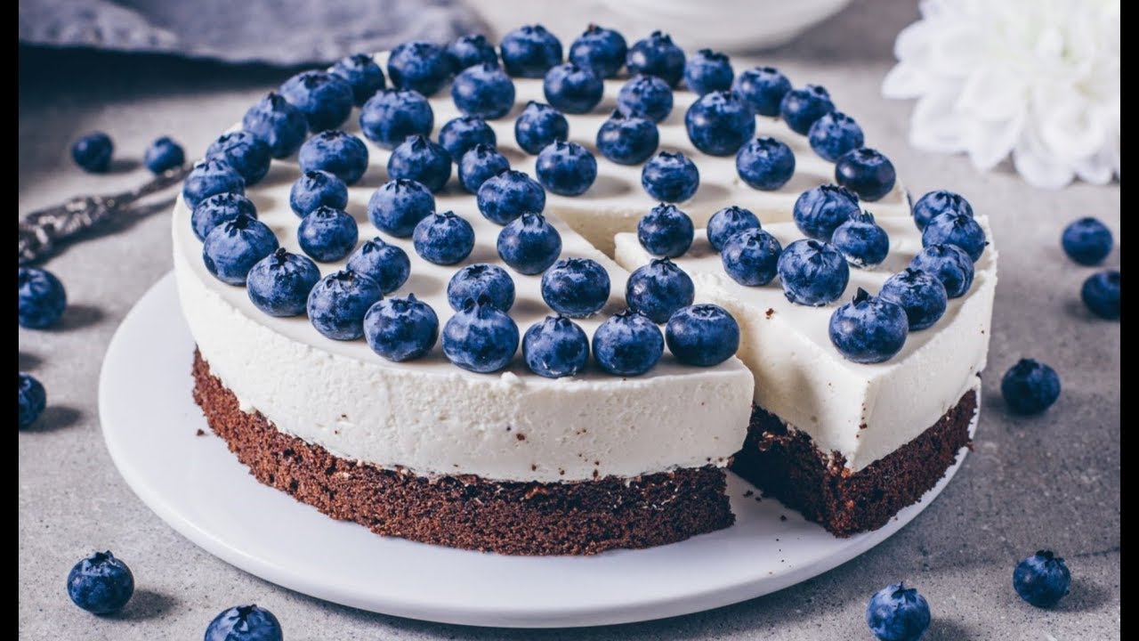 Tortu s borůvkami a mascarpone